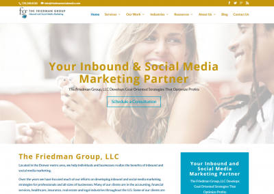 The Friedman Group website screenshot